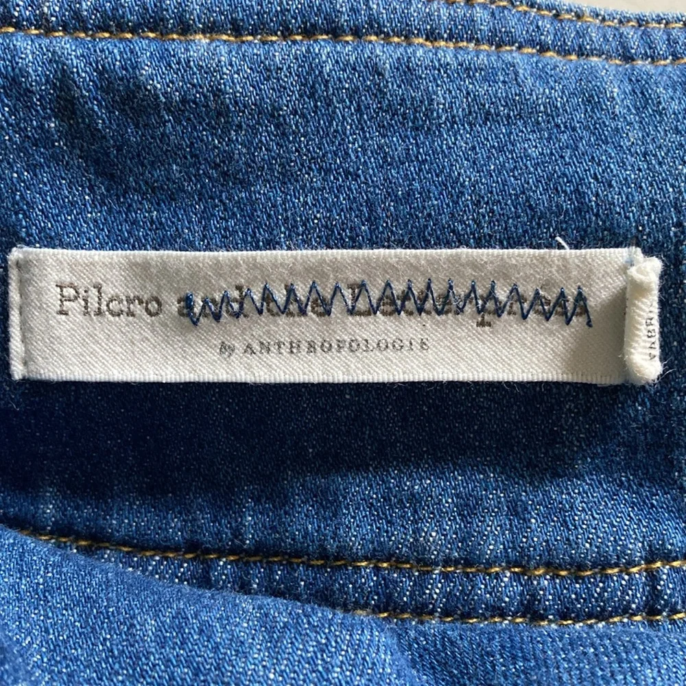 Pilcro Anthropologie Size 26 Women’s Wide Leg Crop Denim Pants Jeans
